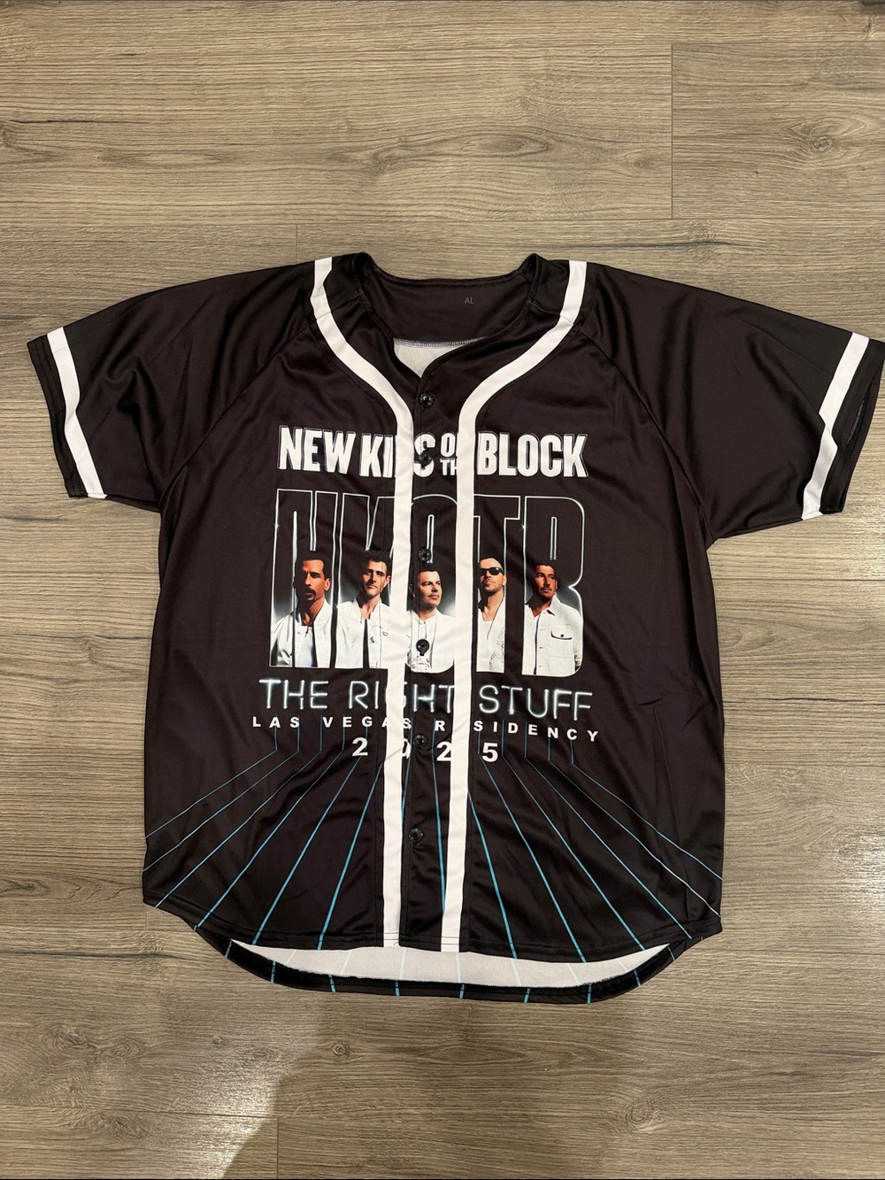 New Kids On The Block Las Vegas Residency 2025 Baseball Jersey Men’s Size Large